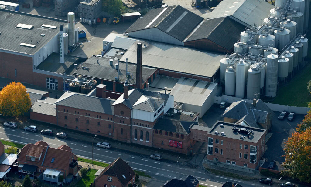 Bryggeriet Vestfyen - Luftfoto